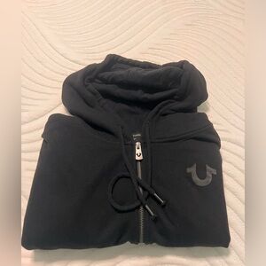 True Religion women’s zip up sweater